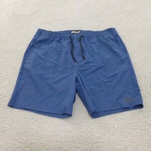 Reef Swim Trunks Mens XL Blue Drawstring Beach Shorts Pockets Stretch